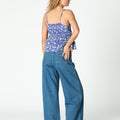 WAVE PRINT CAMISOLE TOP