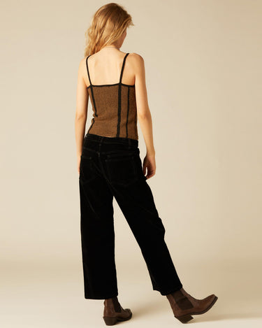 PANTALÓN TERCIOPELO BOLSILLO NEGRO