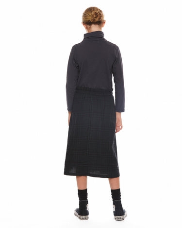 Long plaid skirt