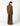 BROWN STRIPED POCKET BUTTON TROUSERS