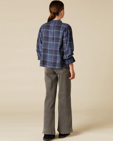 BLUE PLAID SHIRT
