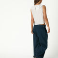 DOUBLE BUTTON TAB TROUSERS