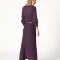 KNIT DRESS WITH PLUMETI RUFFLE
