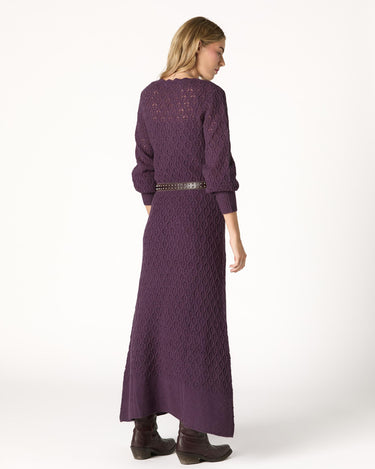 KNIT DRESS WITH PLUMETI RUFFLE