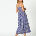 STRAPPY WAVE PRINT DRESS