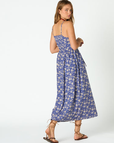STRAPPY WAVE PRINT DRESS