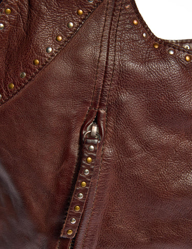 MIX STUDS BROWN BAG