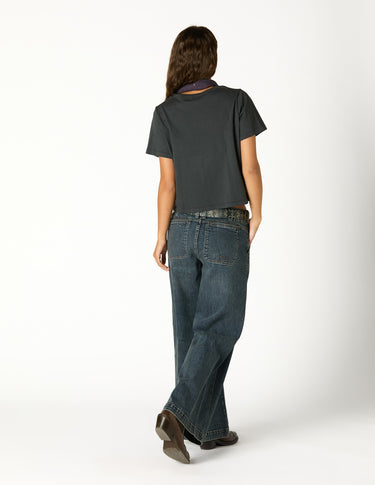 CAMISETA CORTA ANTRACITA NN