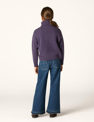 PENSÉE BUTTON TURTLENECK SWEATER