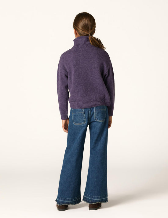 PENSÉE BUTTON TURTLENECK SWEATER