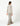 EMBROIDERED FLOWER TROUSERS LIGHT GREY
