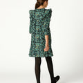 VESTIDO MANGA VOLANTE WILD BLUE