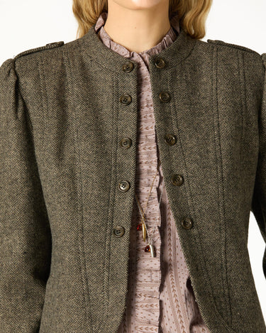 BLAZER MAO ESPIGA GRIS