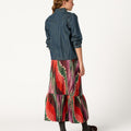 CAMISA DENIM TACHAS DARK BLUE