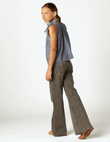 GREY PANTS POCKETS SEAMS