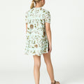 INDIAN SWIPE PRINT DRESS