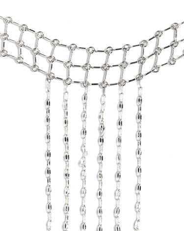 SILVER CHAIN BIB