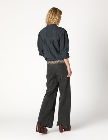 PANTALÓN BORDADO CINTURILLA BLACK
