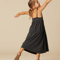 VESTIDO ALGODÓN ANTRACITA