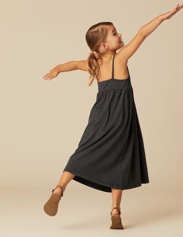 VESTIDO ALGODÓN ANTRACITA
