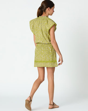 VESTIDO PRINT TOILE ALGAE