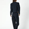 NAVY PINSTRIPE BLAZER