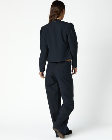 NAVY PINSTRIPE BLAZER