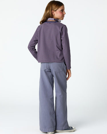 PURPLE STRIPED T-SHIRT