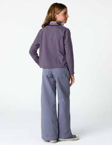 PURPLE STRIPED T-SHIRT