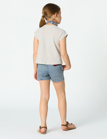 STRIPED WAVE T-SHIRT