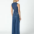 TOP DENIM BORDADOS