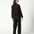 CHAQUETA RAYA DIPLOMATICA TACHA BLACK