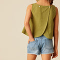 CAMISA CRUZADA VERDE