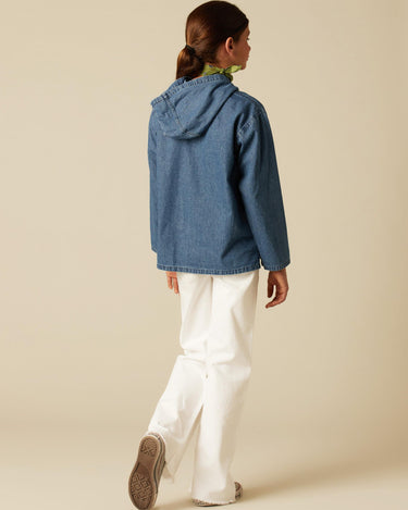 DENIM SWEATSHIRT