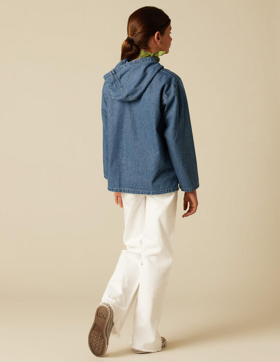 DENIM SWEATSHIRT
