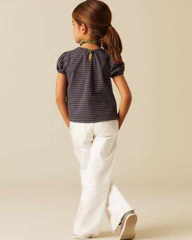 BLUE STRIPED T-SHIRT