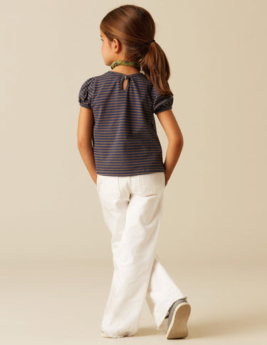 BLUE STRIPED T-SHIRT