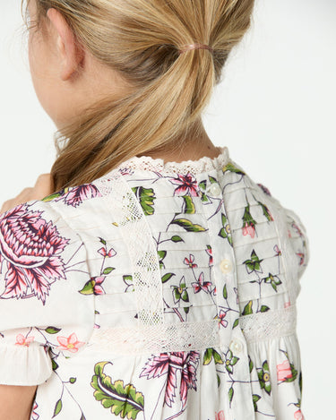 INDIAN PRINT CAPPUCCINO DRESS