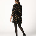 ANTHRACITE FLOWER DRESS