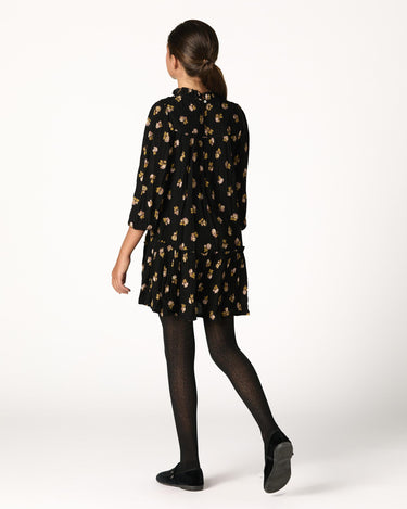 ANTHRACITE FLOWER DRESS
