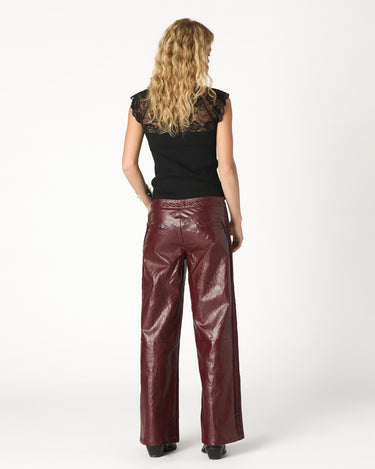 PANTALÓN TRENZADOS BURGUNDY