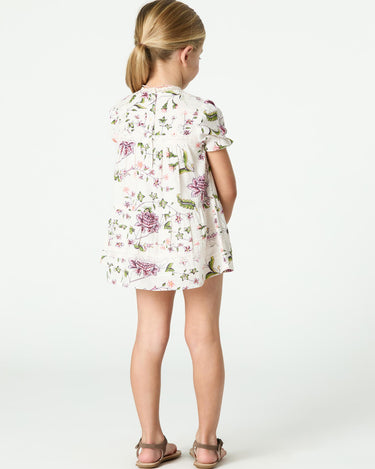INDIAN PRINT CAPPUCCINO DRESS