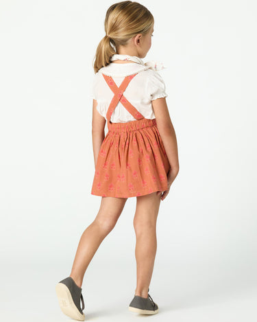 ORANGE BUTI PRINT BRACELET SKIRT