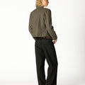 BLAZER MAO ESPIGA GRIS