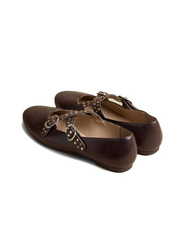BAILARINA TACHAS MARRÓN