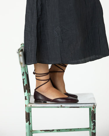 GARNET STRAP BALLERINA