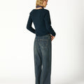 PANTALÓN HEBILLAS CINTURILLA DARK BLUE