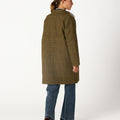 ABRIGO CUELLO PICO CUADRO GREEN