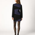 BICOLOR MINI DRESS