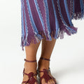 BURGUNDY SANDAL